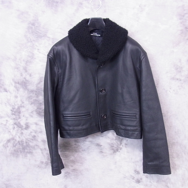 コム デ ギャルソン x ルイスレザーズによる新作レザージャケットが