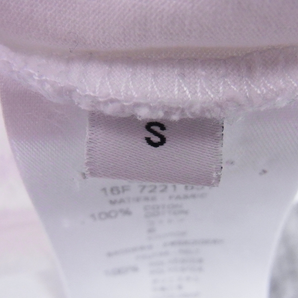 実際に弊社で買取させて頂いたGIVENCHY/ジバンシィ 16AW スターパッチ カットソー/半袖Tシャツ ホワイト/Sの画像 3枚目