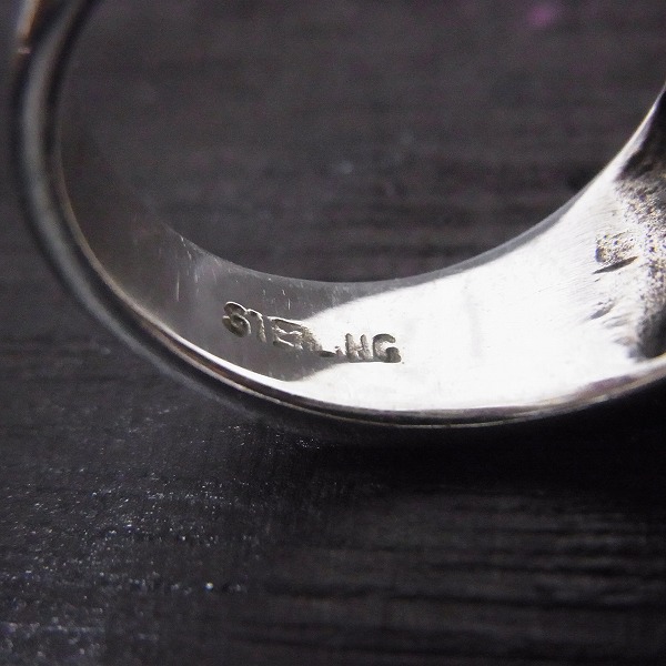 実際に弊社で買取させて頂いたFLASH POINT/フラッシュポイント ジムスカルリング サファイア/C-MAG 14号 の画像 4枚目