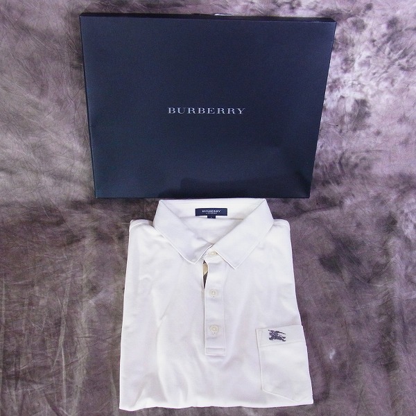 実際に弊社で買取させて頂いたBURBERRY LONDON/バーバリーロンドン ゴルフウェア 半袖ポロシャツ/L