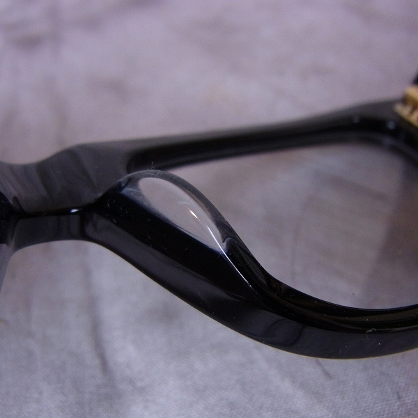 実際に弊社で買取させて頂いたOliver Goldsmith/オリバー ゴールドスミス CONSUL-s nero 眼鏡/メガネフレームの画像 2枚目