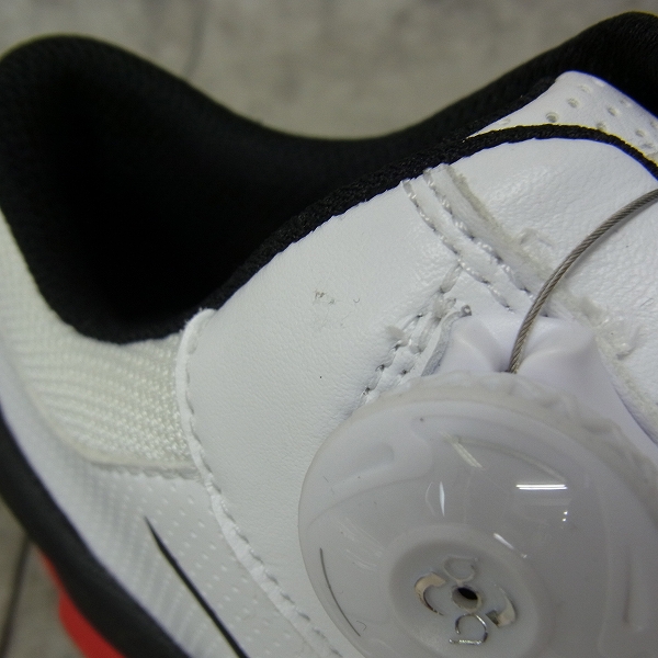 実際に弊社で買取させて頂いたMIZUNO/ミズノ ゴルフシューズ ネクスライト 002ボア ダイヤル式/51GM152691/ホワイト×ブラック/25.0cm/3Eの画像 6枚目