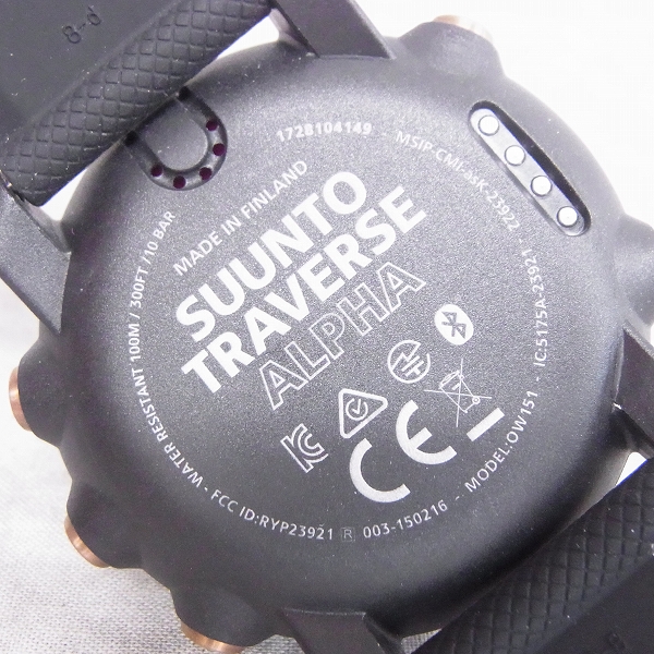 実際に弊社で買取させて頂いたSUUNTO/スント TRAVERSE ALPHA/トラバーズアルファ/SS023443000の画像 4枚目