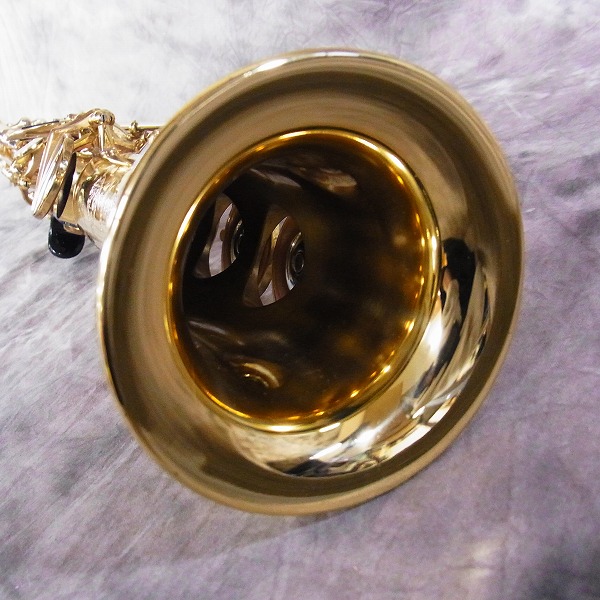 実際に弊社で買取させて頂いた★H.SELMER/セルマー SA80Ⅱ Super Action SERIE Ⅱ W/E GL 彫刻入り ソプラノサックス 純正ケース付の画像 4枚目