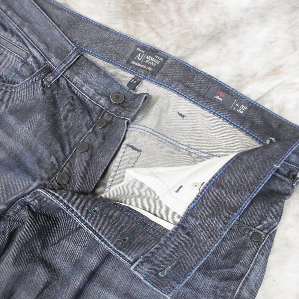実際に弊社で買取させて頂いたARMANI JEANS/アルマーニジーンズ AJ ジーンズ パンツ J23 Slim/W32/L34の画像 2枚目