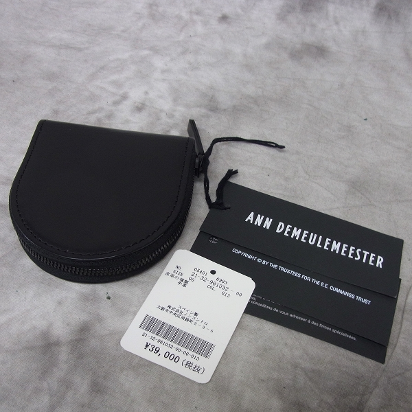実際に弊社で買取させて頂いたANN DEMEULEMEESTER/アンドゥムルメステール コインケース 牛革 スペイン製/00の画像 5枚目
