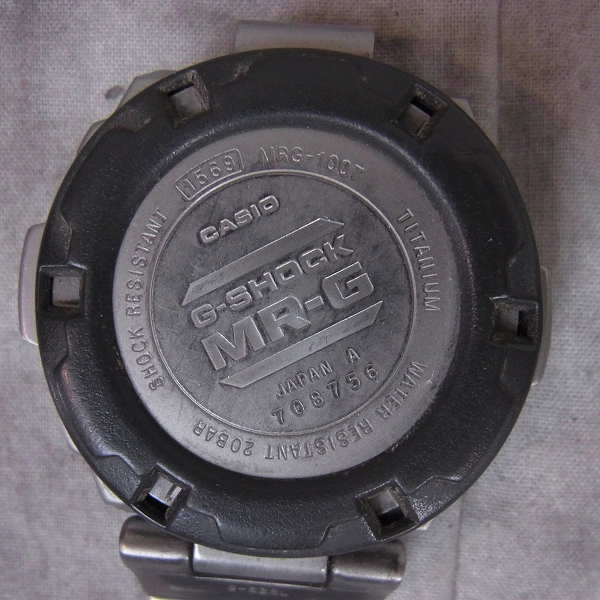 実際に弊社で買取させて頂いたG-SHOCK/Gショック メタルバンド MR-G 腕時計 MRG-100T-8の画像 2枚目