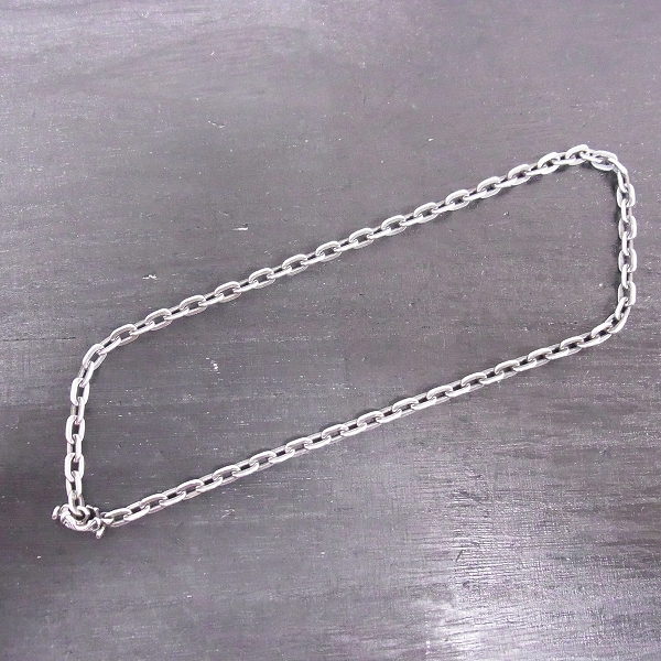 実際に弊社で買取させて頂いた【ギャラ付】TRAVIS WALKER/トラヴィスワーカー オーバルリンクチェーン 18インチ ｗ/ガーネット Ｔバーの画像 5枚目