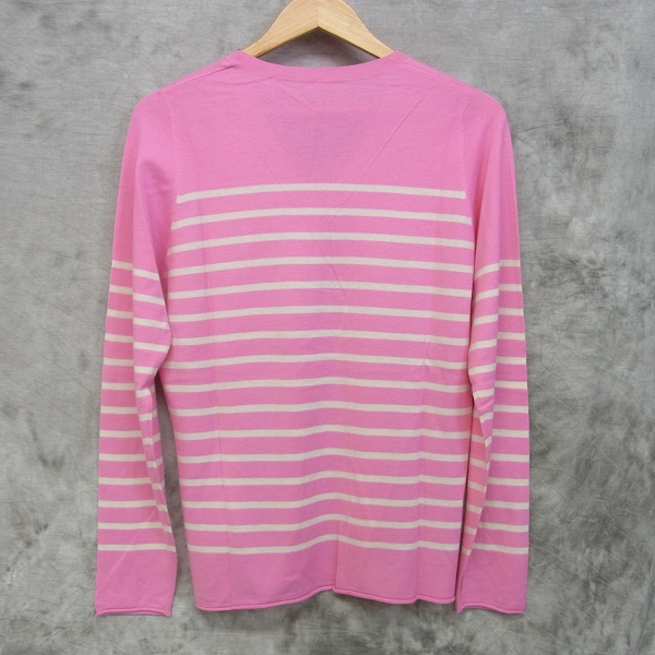 実際に弊社で買取させて頂いたlucien pellat-finet/ルシアンペラフィネ ボーダー カシミヤニット Mの画像 1枚目