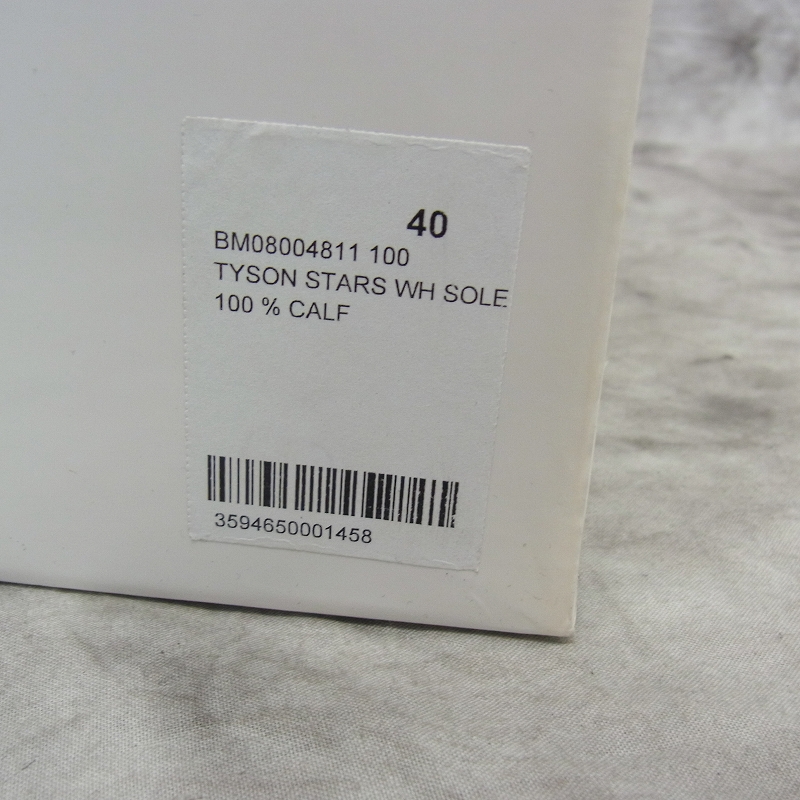 実際に弊社で買取させて頂いたGIVENCHY/ジバンシィ スタースタッズ ハイカットスニーカー/40の画像 9枚目