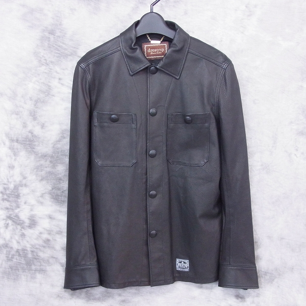 実際に弊社で買取させて頂いたdrestrip/ドレストリップ ディアスキン ウエスタン レザーシャツ/0