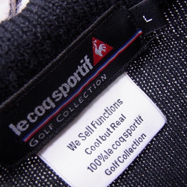 実際に弊社で買取させて頂いたle coq sportif /ルコックスポルティフ ゴルフウェア アウタージャージ/Lの画像 2枚目