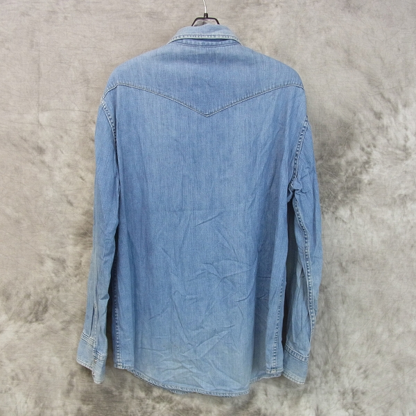 実際に弊社で買取させて頂いたBLUE BLUE/ブルーブルー インディゴ ウエスタンデニムシャツ 1の画像 1枚目
