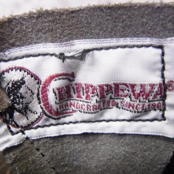 実際に弊社で買取させて頂いたCHIPPEWA/チペワ エンジニアブーツ ダークブラウン 27921/9Eの画像 5枚目