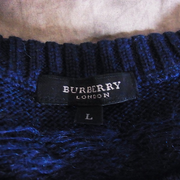 実際に弊社で買取させて頂いたBURBERRY LONDON/バーバリーロンドン ゴルフウェア セーター/Lの画像 1枚目