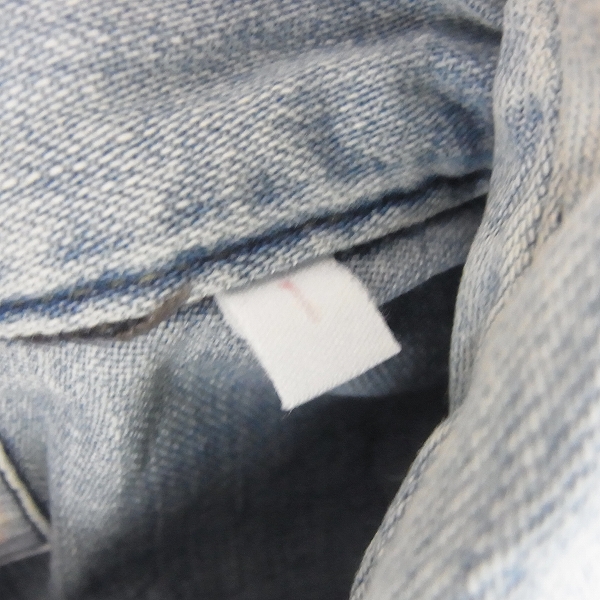 実際に弊社で買取させて頂いたBLUE BLUE/ブルーブルー インディゴ ウエスタンデニムシャツ 1の画像 6枚目