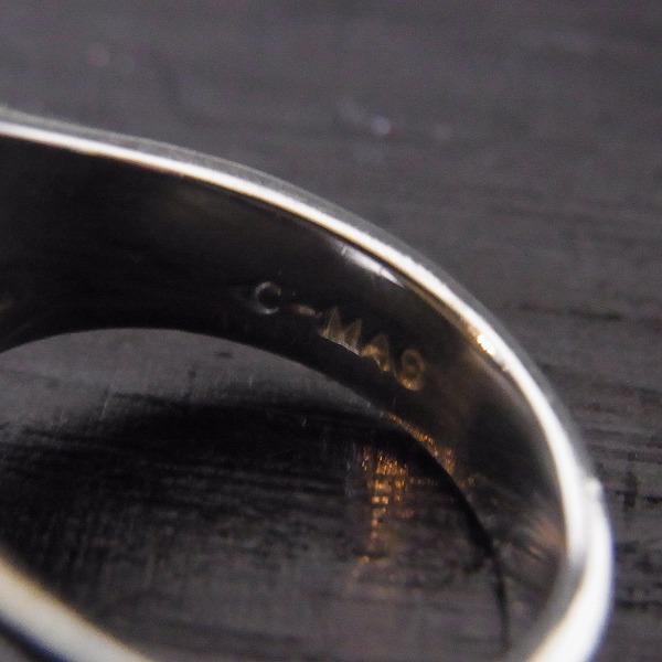 実際に弊社で買取させて頂いたFLASH POINT/フラッシュポイント ジムスカルリング サファイア/C-MAG 14号 の画像 5枚目