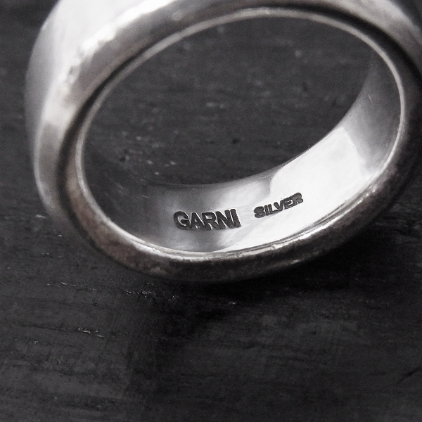 実際に弊社で買取させて頂いたgarni/ガルニ プレーン シルバーリング/925 21号 の画像 3枚目