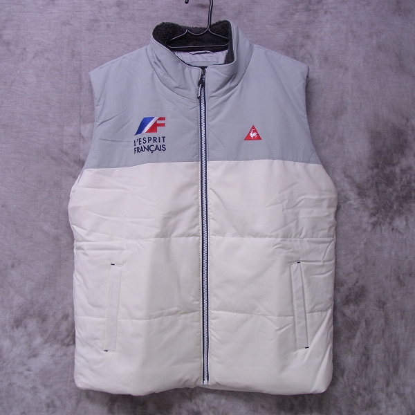 実際に弊社で買取させて頂いたle coq sportif /ルコックスポルティフ ゴルフウェア 中綿ベスト ホワイト/LL