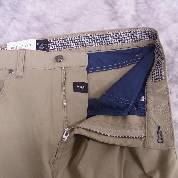 実際に弊社で買取させて頂いたHUGO BOSS/ヒューゴボス レギュラーフィット コットンパンツ 30/34の画像 6枚目