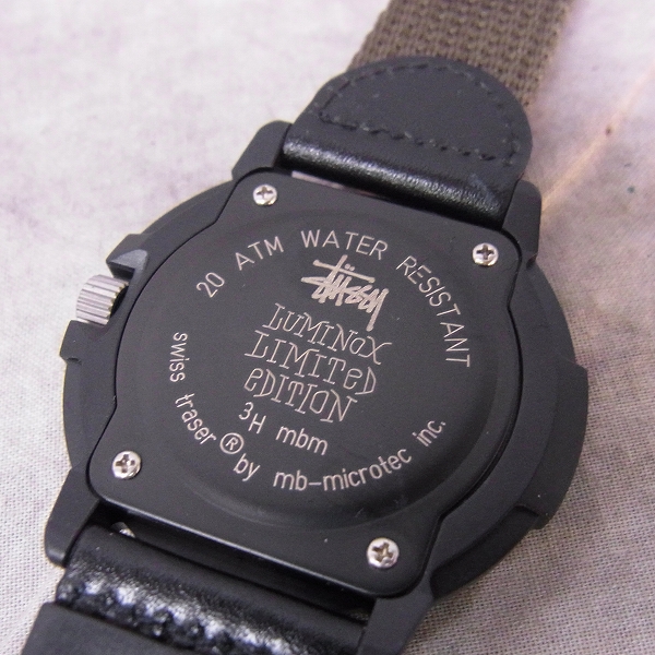 実際に弊社で買取させて頂いたLUMINOX×STUSSY/ルミノックス×ステューシー 限定 Navy Seals【動作未確認】の画像 3枚目