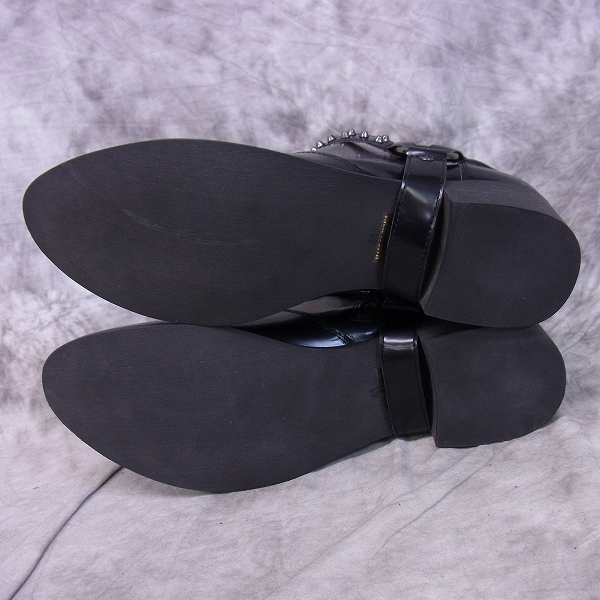 実際に弊社で買取させて頂いたBUFFALOBOBS/バッファローボブズ サイドジップアップ ベルト スタッズ ブーツ/41の画像 2枚目