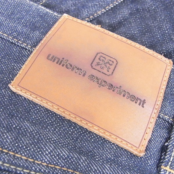 実際に弊社で買取させて頂いたuniform experiment/ユニフォームエクスペリメント デニム UE-101042/サイズ：2の画像 2枚目