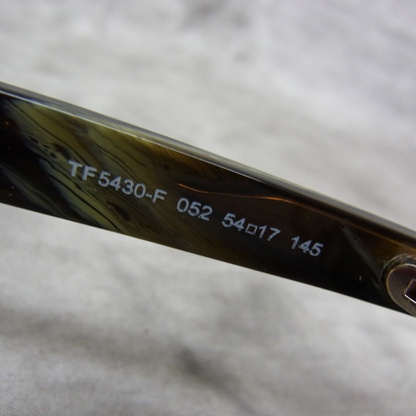 実際に弊社で買取させて頂いたTOMFORD/トムフォード レンズ無し フルフレーム TF5430-Fの画像 6枚目