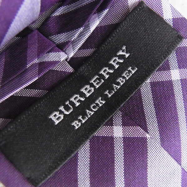 BURBERRY BLACK LABEL/バーバリーブラックレーベル ネクタイ 左端