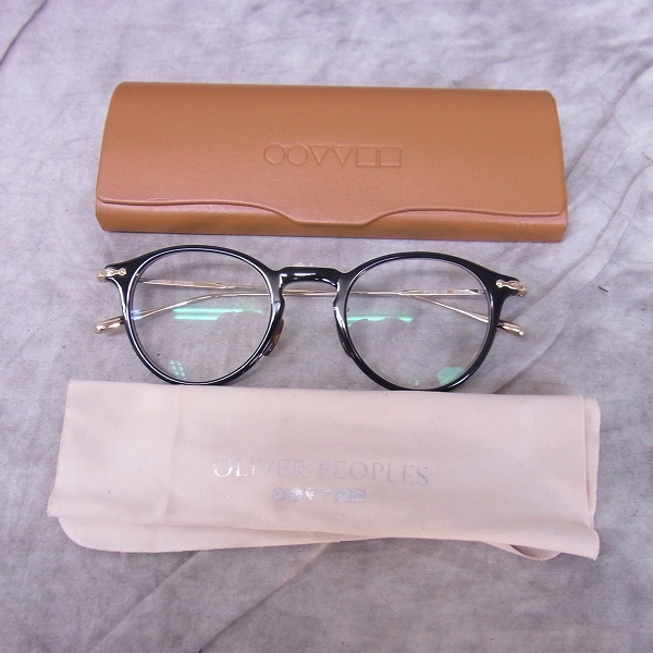 実際に弊社で買取させて頂いたOLIVER PEOPLES/オリバーピープルズ ALDERSON/メガネ/眼鏡の画像 7枚目