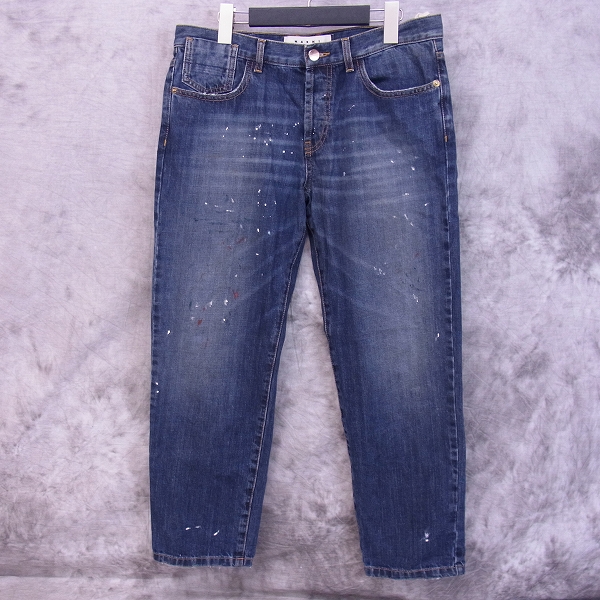 実際に弊社で買取させて頂いたMARNI/マルニ 13SS ペイント/ペンキ加工 限定 デニムパンツ