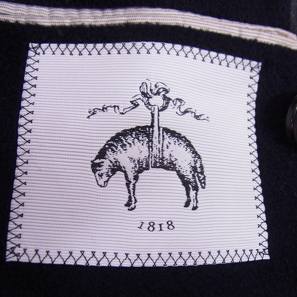 実際に弊社で買取させて頂いたBrooks Brothers/ブルックスブラザーズ メルトン ロング Pコート/BB1の画像 3枚目