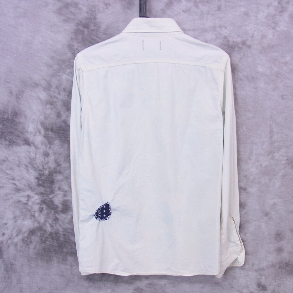 実際に弊社で買取させて頂いたBLUE BLUE/ブルーブルー スカイブリーチワークシャンブレー 長袖シャツ/1の画像 1枚目