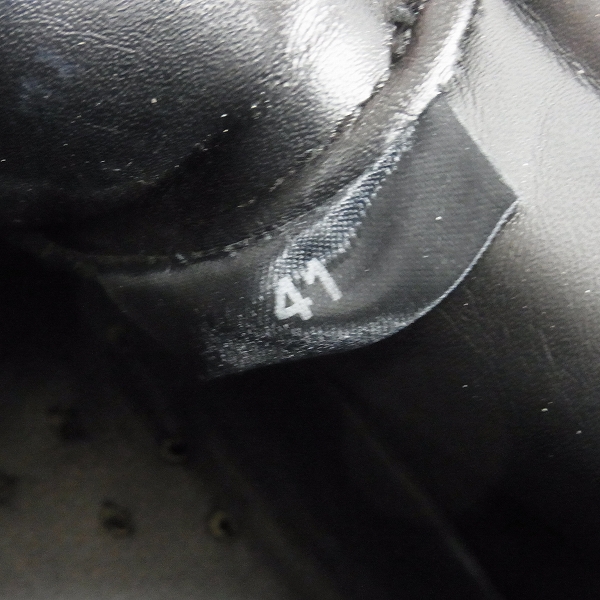 実際に弊社で買取させて頂いたDIET BUTCHER SLIM SKIN/ダイエットブッチャースリムスキン 14AW ハイカットボリューム レザースニーカー/41の画像 5枚目