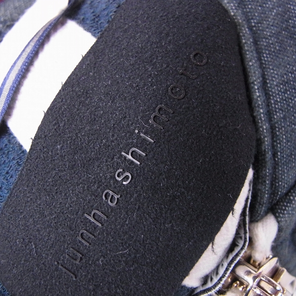 実際に弊社で買取させて頂いたjunhashimoto/ジュンハシモト HOODIE JACKET パーカー ネイビー/2の画像 2枚目