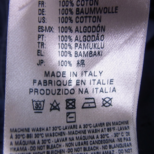 実際に弊社で買取させて頂いたDIESEL BLACK GOLD/ディーゼル コットンスタンドカラーZIPジャケット/48の画像 3枚目