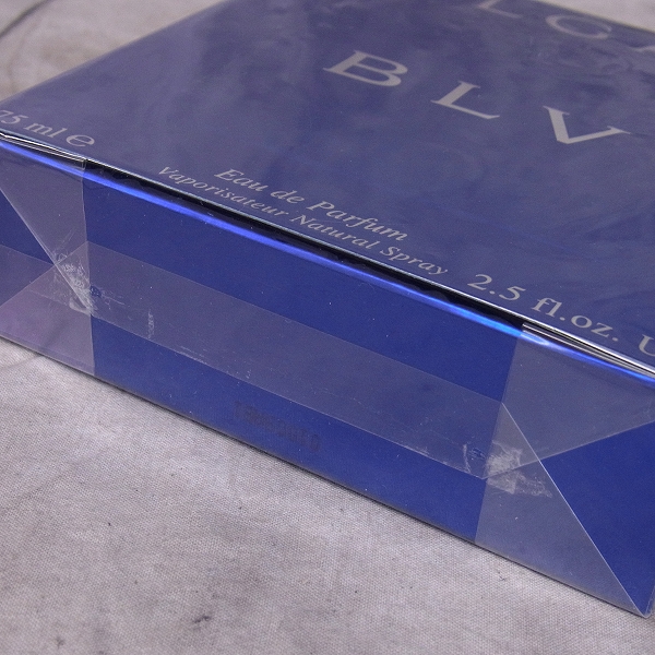 実際に弊社で買取させて頂いた【未開封】BVLGARI/ブルガリ BLV ブルー オードパルファム EDP 75mlの画像 2枚目