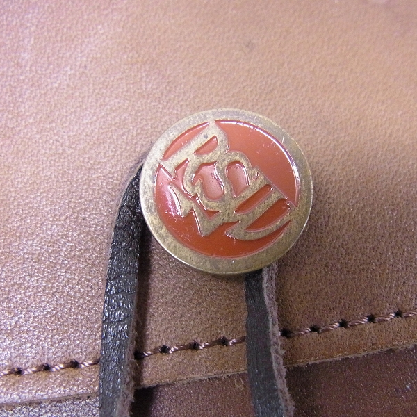 実際に弊社で買取させて頂いたRockSteady×PORTER/ロックステディ×ポーターRSW LEATHER SHOULDER BAG ブラウンの画像 3枚目