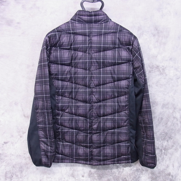 実際に弊社で買取させて頂いたMIZUNO/ミズノ ゴルフウェア 中綿ブルゾン チェック柄 ムーブウォーマー ブラック/XLの画像 1枚目