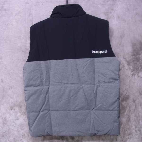 実際に弊社で買取させて頂いたle coq sportif /ルコックスポルティフ ゴルフウェア 中綿ベスト ブラック/LLの画像 1枚目