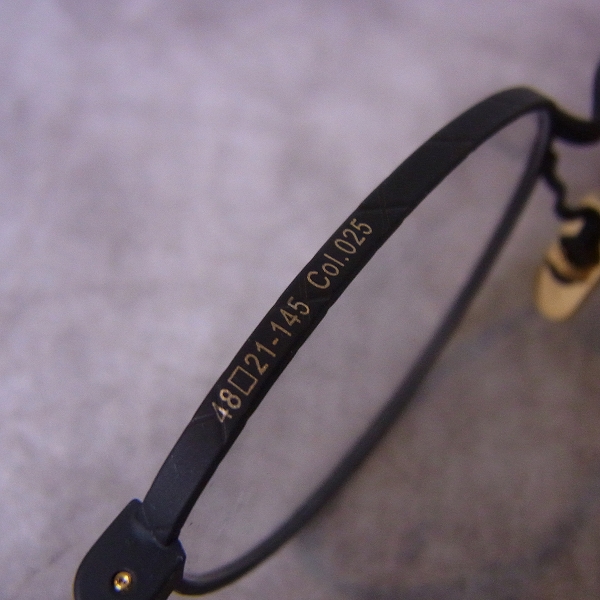 実際に弊社で買取させて頂いたOLIVER GOLDSMITH/オリバーゴールドスミス 眼鏡/メガネフレーム Actress 48の画像 5枚目