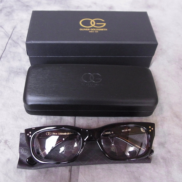 実際に弊社で買取させて頂いたOliver Goldsmith/オリバー ゴールドスミス VICE CONSUL-s Dark Tortoiseshell 眼鏡/メガネフレームの画像 7枚目