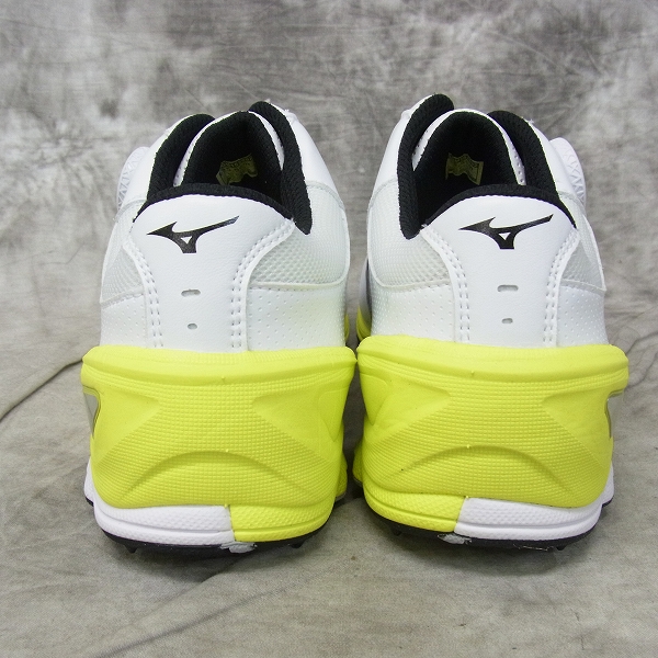 実際に弊社で買取させて頂いたMIZUNO/ミズノ ゴルフシューズ ネクスライト 002ボア ダイヤル式/51GM152692/ホワイト×イエロー/25.5cm/3Eの画像 1枚目
