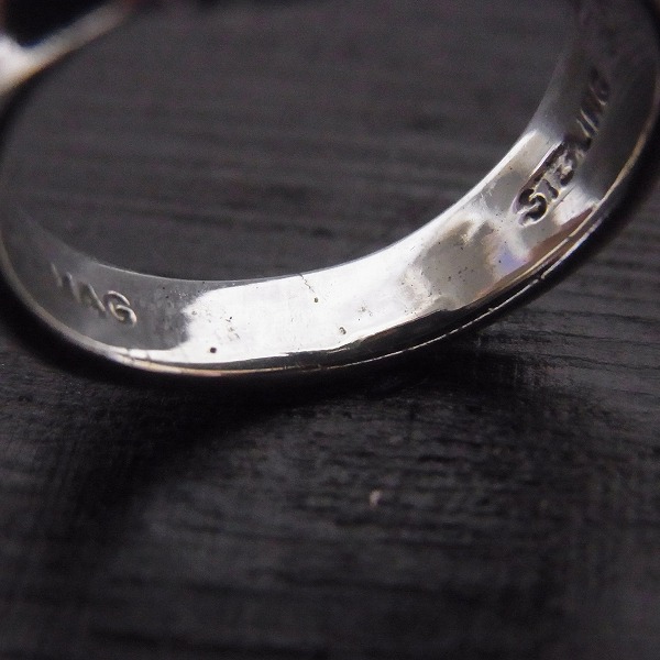 実際に弊社で買取させて頂いたFLASH POINT/フラッシュポイント ジムスカルリング エメラルド/C-MAG 13.5号 の画像 6枚目