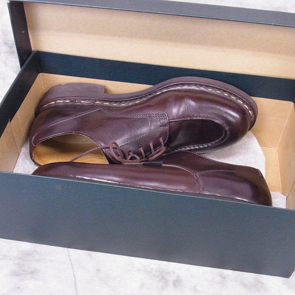 実際に弊社で買取させて頂いたPARABOOT/パラブーツ CHAMBORD/シャンボード Uチップ レザー 34548 6.5の画像 9枚目