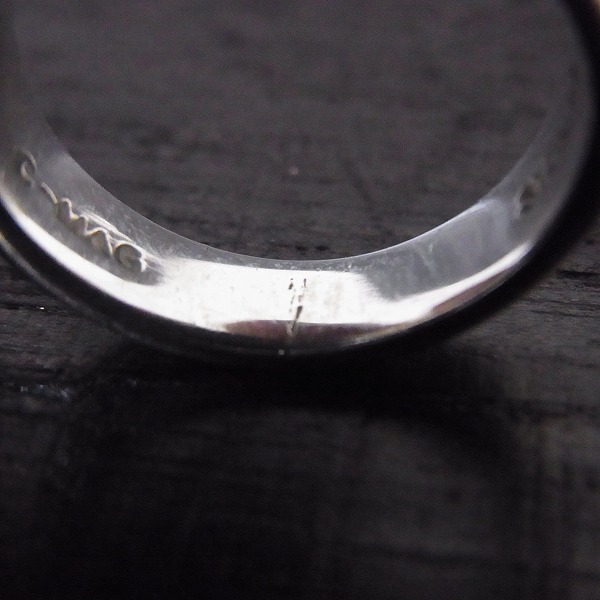 実際に弊社で買取させて頂いたFLASH POINT/フラッシュポイント ジムスカルリング サファイア/C-MAG 14号 の画像 6枚目