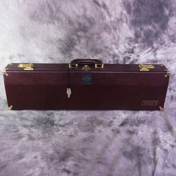 実際に弊社で買取させて頂いた★H.SELMER/セルマー SA80Ⅱ Super Action SERIE Ⅱ W/E GL 彫刻入り ソプラノサックス 純正ケース付の画像 9枚目