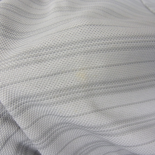 実際に弊社で買取させて頂いた【未使用】MIZUNO/ミズノ ゴルフウェア THE OPEN 半袖ポロシャツ ボーダー柄 4点SET/Lの画像 2枚目