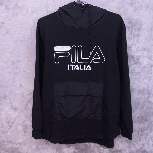 実際に弊社で買取させて頂いたFILA/フィラ 腹ポケットパーカー/L