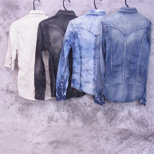 実際に弊社で買取させて頂いたバッファローボブズ/シヴァーライズ デニムシャツ/ワークシャツ 4点セットの画像 1枚目